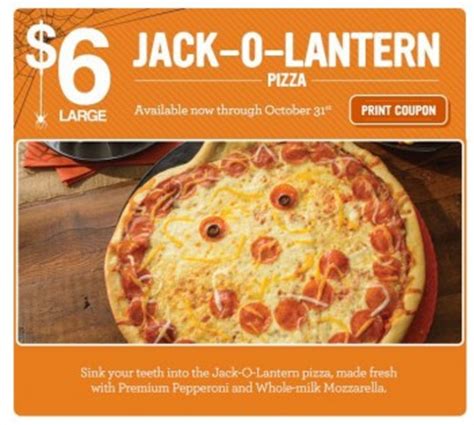 jack o lantern coupons